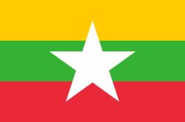 Flagge von Myanmar, Land der Goldenen Pagoden