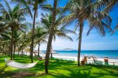 Pandanus Resort, Strand