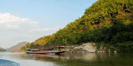 Auf dem Mekong